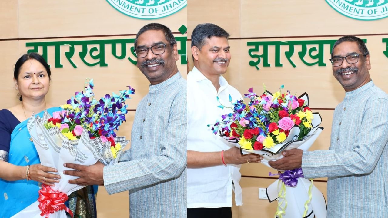 मुख्यमंत्री हेमंत सोरेन ने अलका तिवारी को दी विदाई, नए चीफ सेकेट्री अविनाश कुमार ने संभाला पद्भार