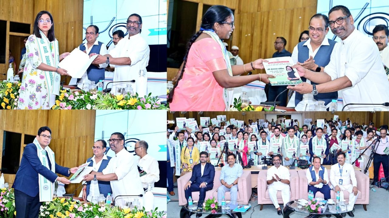 मुख्यमंत्री हेमंत सोरेन ने चिकित्सा पदाधिकारियों को सौंपा नियुक्ति पत्र, कहा-'आप सभी डॉक्टर भगवान स्वरूप'