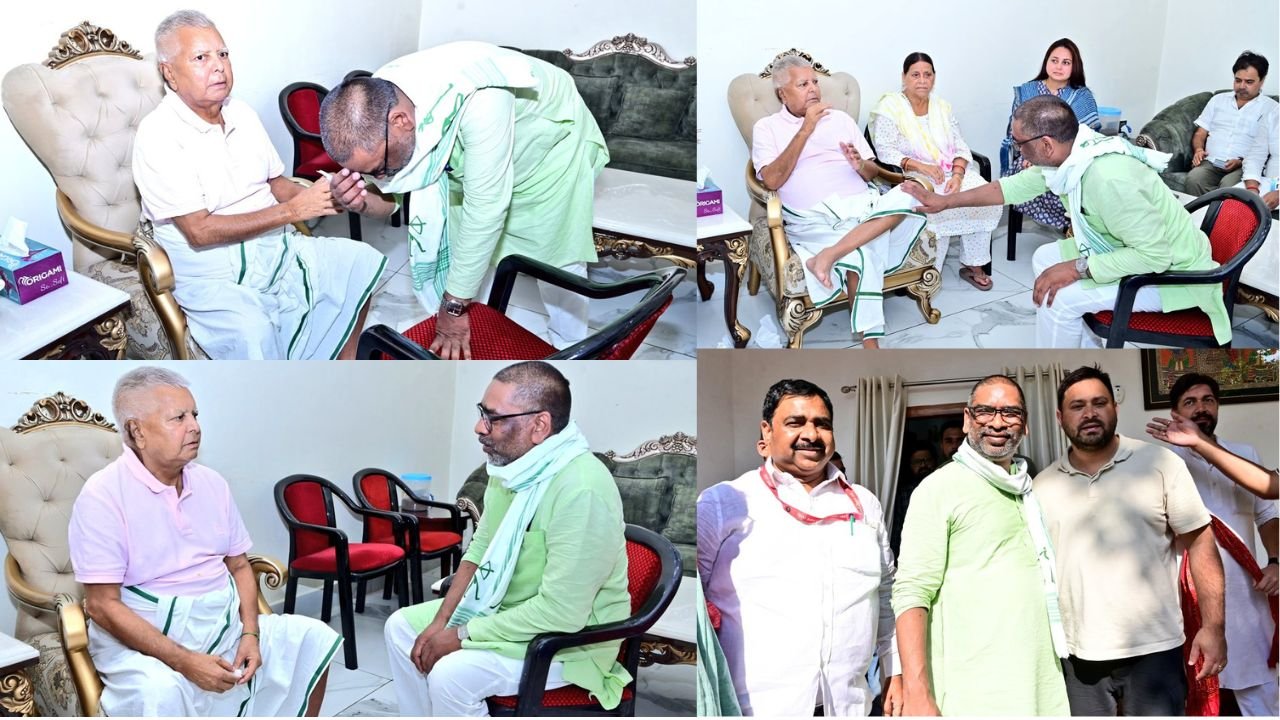लालू यादव और राबड़ी देवी से हेमंत सोरेन ने की मुलाकात, पैर छूकर लिया आशीर्वाद, तेजस्वी यादव भी रहे साथ