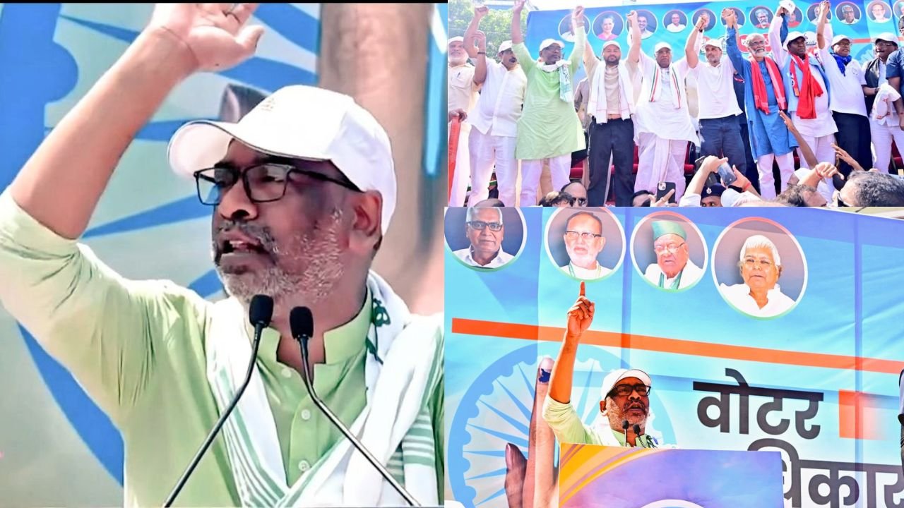 hemant soren voter adhikar yatra