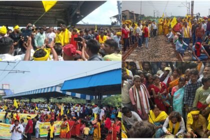 कुड़मी समाज के 'रेल टेका डोहोर छेका' की वजह से रेलवे रहा ब्लैकआउट, वंदे भारत रद्द, राजधानी प्रभावित, जयराम ने पारसनाथ में दिया समर्थन