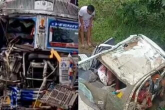 रामगढ़ में बस और ट्रक की टक्कर में दो की मौत, गोड्डा तेज रफ्तार कार गड्डे में गिरी, पति-पत्नी समेत 3 की मौत 9 रामगढ़ में बस और ट्रक की टक्कर में दो की मौत, गोड्डा तेज रफ्तार कार गड्डे में गिरी, पति-पत्नी समेत 3 की मौत