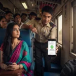 tte-instagram-follow-request-woman-train-