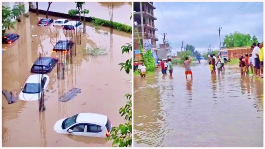 बिहार में बारिश से भारी तबाही, कई घर गिरे, अस्पताल से लेकर रेलवे टैक तक पानी-पानी, 100 कार डूब गए