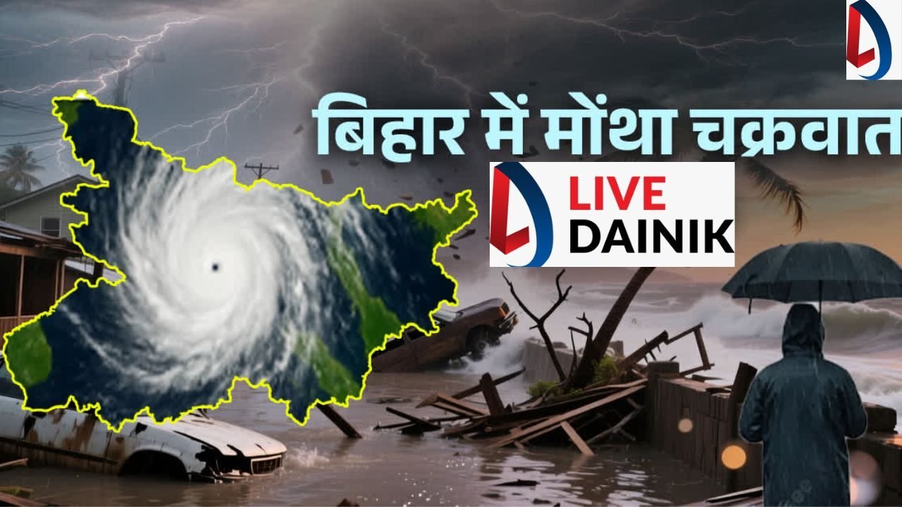 बिहार में मोंथा चक्रवात का असर, अगले 48 घंटे भारी बारिश का अलर्ट, पटना समेत 21 जिलों में आंधी और तूफान की चेतावनी