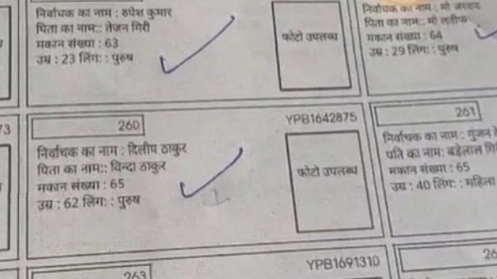 बिहार में SIR में फिर मिली गड़बड़ी, हिंदुओं के घर में मुस्लिम वोटर