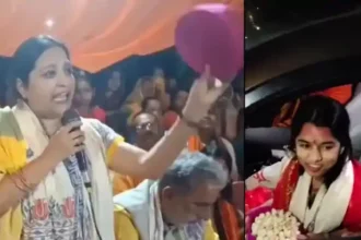 मैथिली ठाकुर ने किया 'पाग' का अपमान, BJP विधायक ने मिथिला के सम्मान को फेंक दिया