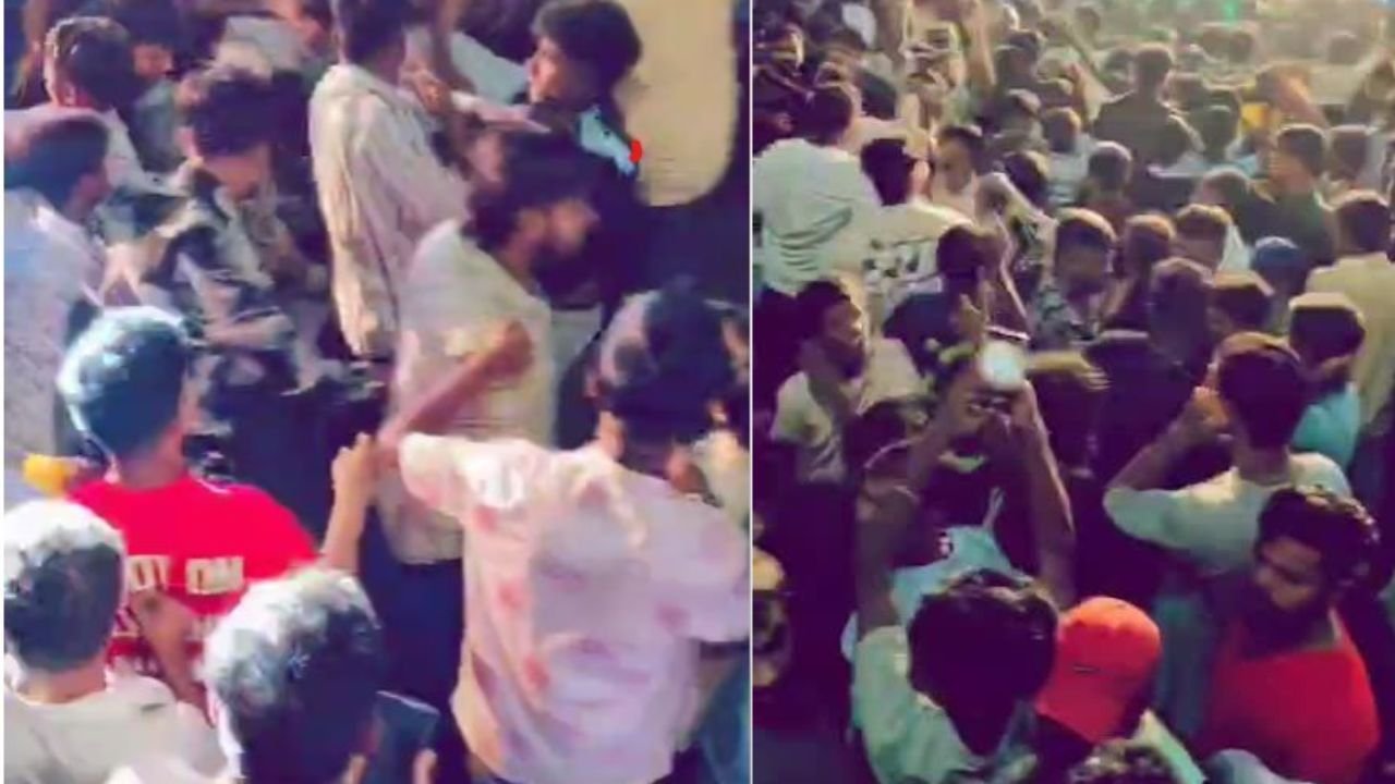 झारखंड के चक्रधरपुर में दुर्गा पूजा विसर्जन के दौरान चाकूबाजी, युवकों की भीड़ ने किया हमला, 7 घायल, देखिये LIVE वीडियो