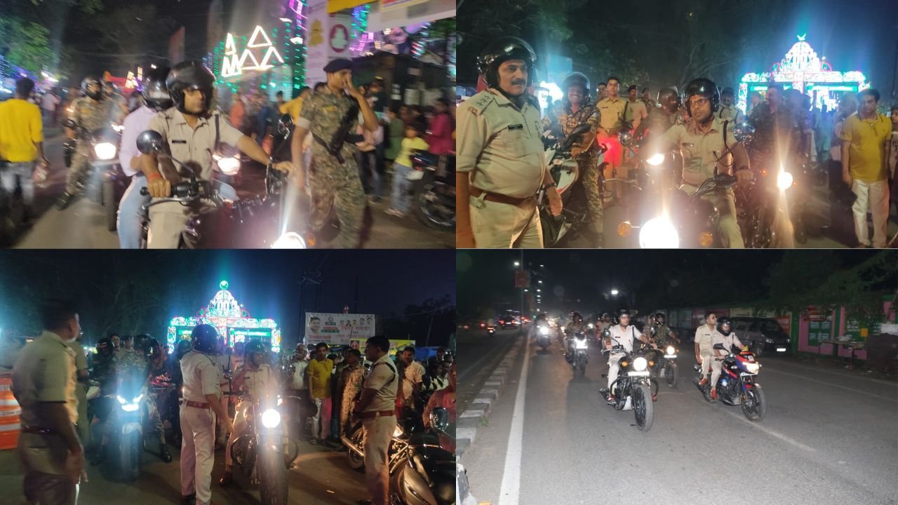 धनबाद में दुर्गा पूजा पंडालों का डीसी और एसएसपी ने किया निरीक्षण, पूजा समितियों को दिए आवश्यक निर्देश