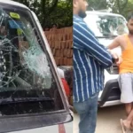 प्रशांत किशोर की पार्टी के प्रत्याशी के काफिले पर हमला, पथराव में स्कार्पियो का शीशा टूटा