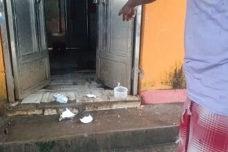 सिमडेगा में असामाजिक तत्वों ने मंदिर में की तोड़फोड़, कोलेबिरा स्थित बाघचंडी मंदिर को बनाया निशाना