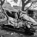 गुमला में खूंटी-सिमडेगा रोड़ पर भीषण सड़क हादसा, बोलेरो-टैंकर की टक्कर में दो की मौत, कई घायल