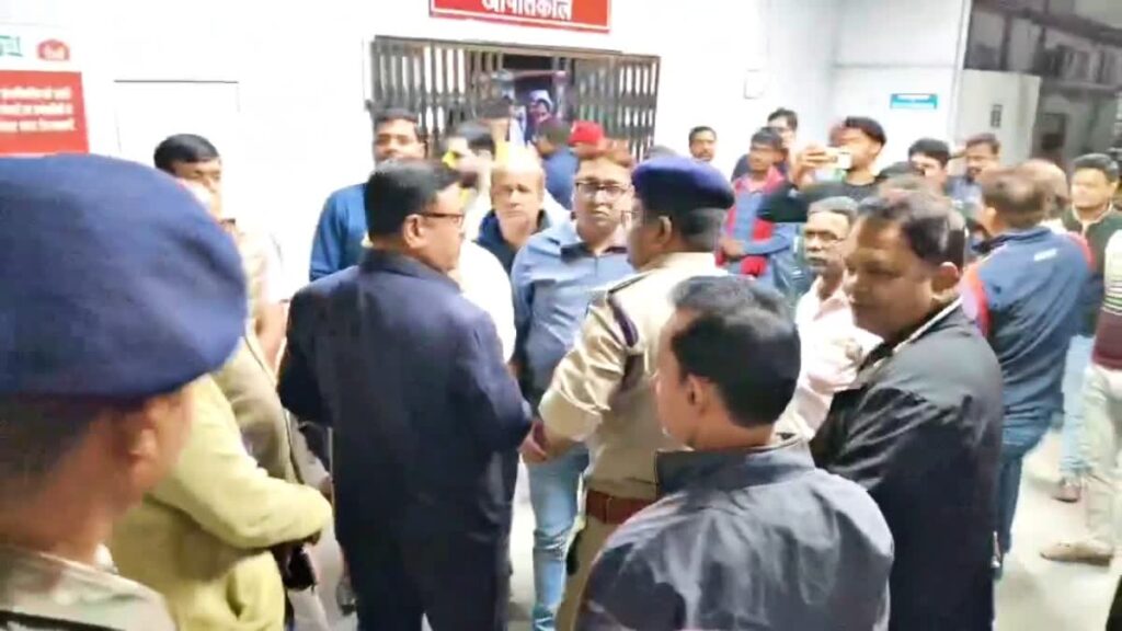 धनबाद के कृषि बाजार में फायरिंग, मारपीट कर अपराधियों ने व्यवसायी से की लूटपाट