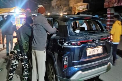 रांची में शराब के नशे में कार सवार ने कई लोगों को मारी टक्कर, आधा दर्जन लोग घायल