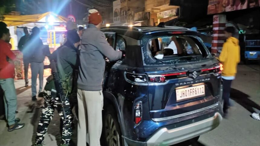 रांची में शराब के नशे में कार सवार ने कई लोगों को मारी टक्कर, आधा दर्जन लोग घायल