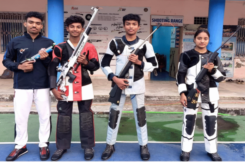 इंदौर में दम दिखाएंगे खूंटी के चार युवा निशानेबाज, एसजीएफआई नेशनल गेम्स के लिए चयन 1 Screenshot 2025 11 28 at 9.32.09 PM