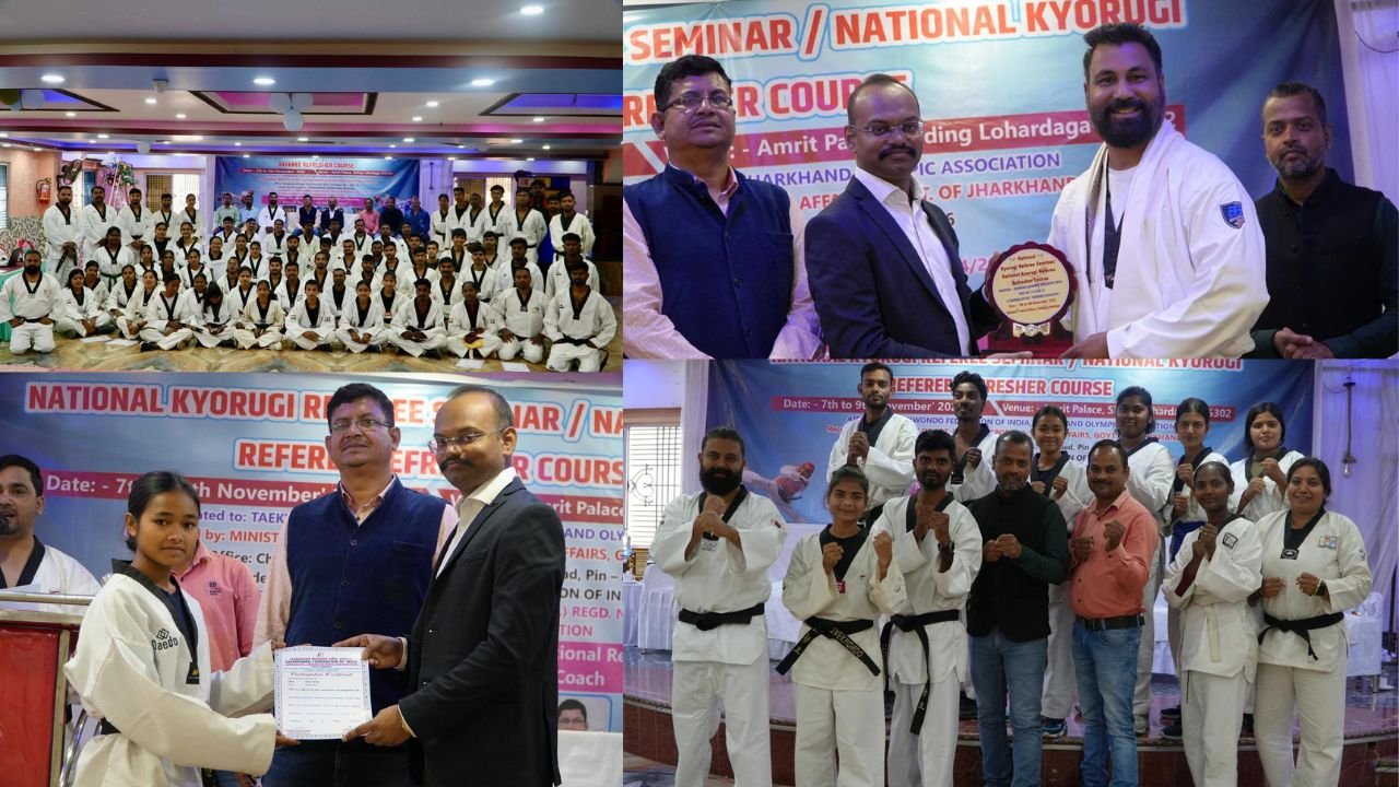 लोहरदगा में तीन दिवसीय नेशनल रेफरी एवं रिफ्रेशर सेमिनार का भव्य आयोजन