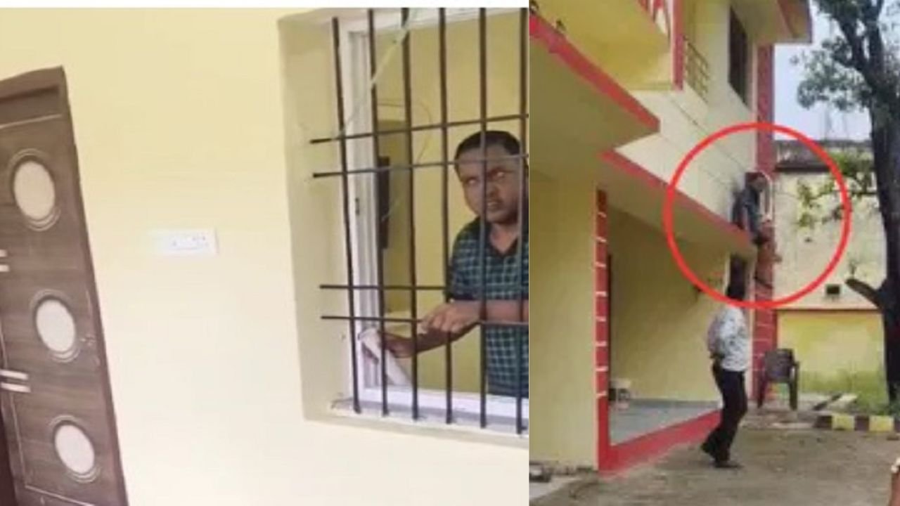 प्रेमिका के साथ रंगे हाथ पकड़े गए CO, पत्नी ने बंद किया घर का दरवाजा, खूब हुआ ड्रामा, छत से कूदकर भागना पड़ा