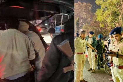 15 lakh rupees in cash was recovered from a car during a checking drive in Ranchi. The checking drive was carried out on the instructions of the SSP of the Delhi blast case