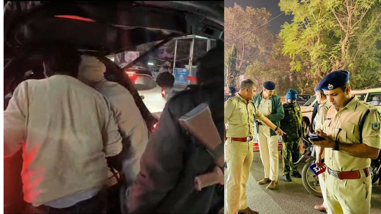 15 lakh rupees in cash was recovered from a car during a checking drive in Ranchi. The checking drive was carried out on the instructions of the SSP of the Delhi blast case