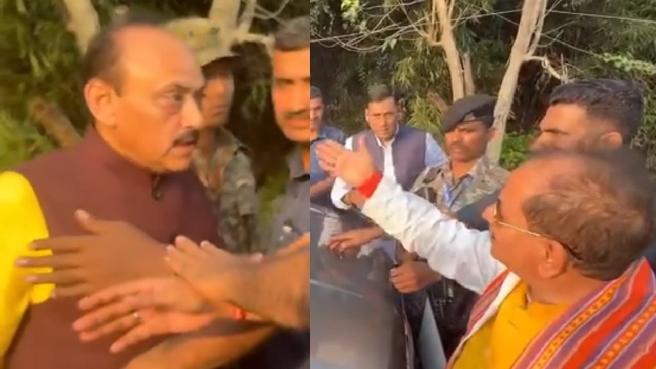 बिहार के डिप्टी सीएम विजय सिन्हा और आरजेडी MLC अजय सिंह के बीच भिड़त, बीच सड़क एक दूसरे से उलझे