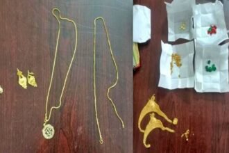 नवी मुंबई में शोरूम से लूटा करोड़ों का सोना, बिहार आकर छूपे लूटेरे, STF ने धर दबोचा