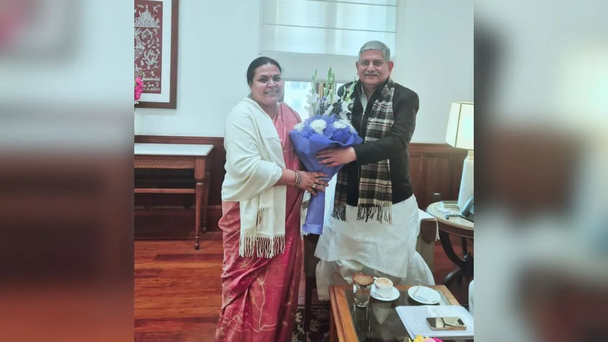 केंद्रीय पंचायती राज मंत्री ललन सिंह से मिली दीपिका पांडे सिंह