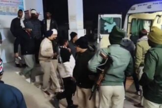 बिहार तेज रफ्तार ट्रक ने DSP की गाड़ी को उड़ाया, चार पुलिसकर्मी की हालत गंभीर
