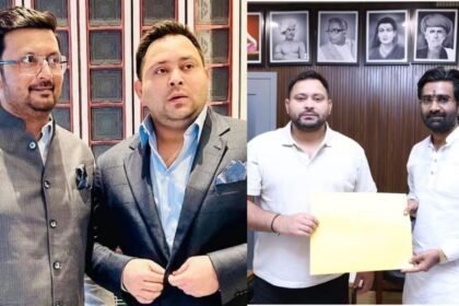 तेजस्वी यादव कुख्यात अपराधी के साथ घूम रहे हैं विदेश, JDU ने हिस्ट्रीशीटर रमीज और देवा गुप्ता को लेकर DGP से की शिकायत