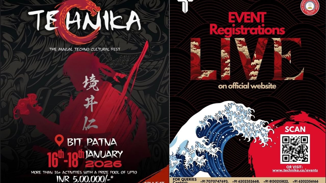 BIT पटना में बड़े सितारों की चमक के साथ टेक्नोलॉजी और टैलेंट का महासंगम — टेक्निका 2026