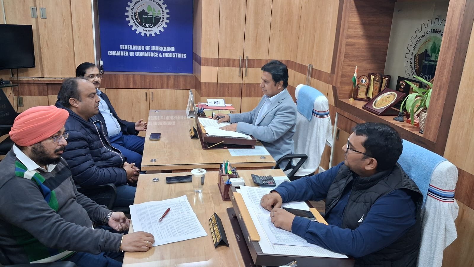 पूर्ववर्ती वर्क्स कॉन्ट्रैक्ट पर GST प्रतिपूर्ति के लिए स्पष्ट दिशा-निर्देश की मांग,फेडरेशन ऑफ़ झारखंड चैंबर ऑफ कॉमर्स एंड इंडस्ट्रीज ने मुख्य सचिव को लिखी चिट्ठी