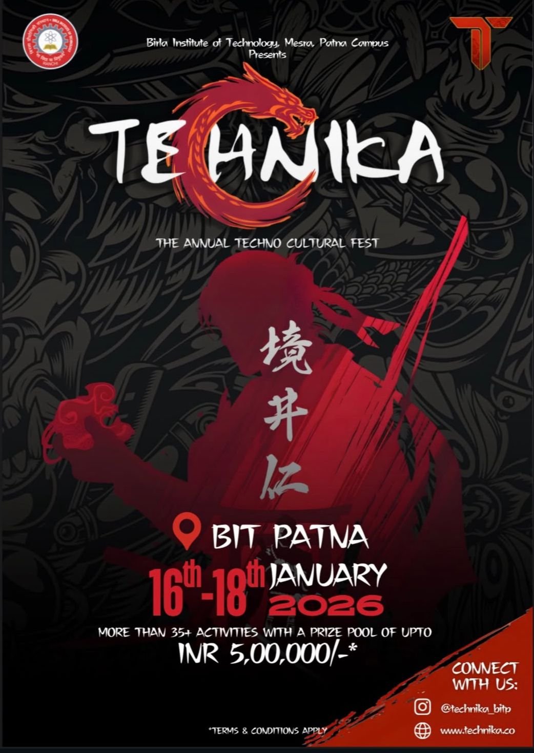 BIT पटना में बड़े सितारों की चमक के साथ टेक्नोलॉजी और टैलेंट का महासंगम — टेक्निका 2026 2 WhatsApp Image 2025 12 25 at 11.21.15 AM