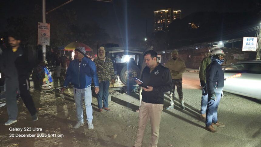 नए साल के जश्न से पहले रांची में एंटी क्राइम चेकिंग अभियान, शराब पीकर गाड़ी चलाने वालों पर विशेष नजर