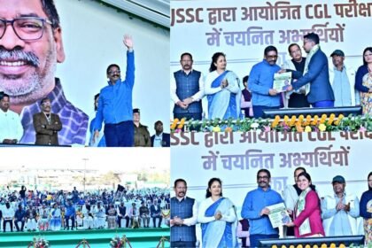 JSSC CGL के1910 अभ्यर्थियों को मुख्यमंत्री हेमंत सोरेन ने दिया नियुक्ति पत्र, कहा-अगली बार साजिश करने वालों को भेजेंगे जेल