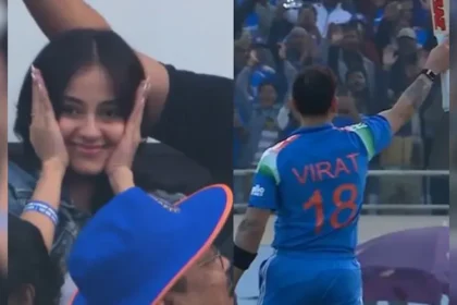 रांची की मिस्ट्री गर्ल कौन? विराट कोहली के शतक मारने के बाद लगी झूमने, VIDEO वायरल