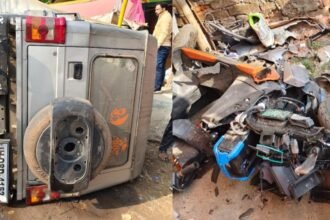 लोहरदगा के कुडू में तेज रफ्तार बोलेरो बनी काल, सड़क हादसे में दो की मौत 5 lohardaga accident