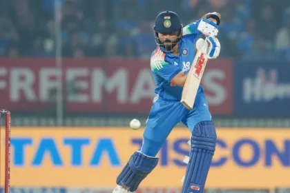 In the Vadodara ODI, India defeated New Zealand by 4 wickets, with Kohli playing an innings of 93 runs