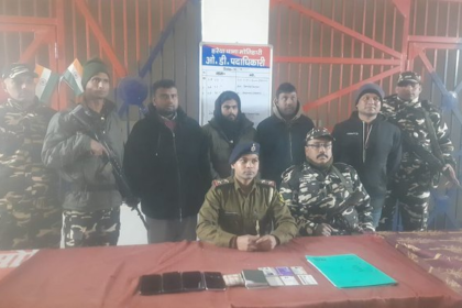 रक्सौल बॉडर पर घुसपैठ करते चार गिरफ्तार, तीन बांग्लादेशी और एक भारतीय मददगार को SSB ने पकड़ा