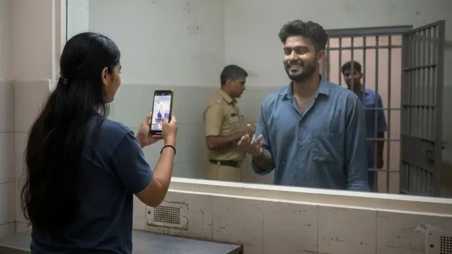 Raipur-Central-Jail-viral-video-girlfriend-wish-boyfriend-birthday
