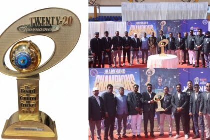 मुश्ताक अली ट्रॉफी का लोहरदगा में हुआ भव्य स्वागत, झारखंड की ऐतिहासिक जीत से खिलाड़ियों में दिखा जोश और उत्साह