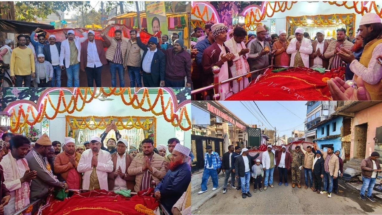 हज़रत बाबा दुखन शाह की मजार पर उमड़ा आस्था का सैलाब, लोहरदगा में बलराम साहू ने चादरपोशी कर मांगी अमन-चैन की दुआ