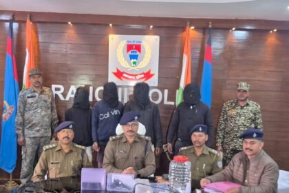 रांची पुलिस ने 48 घंटे के अंदर किया हत्याकांड का खुलासा, चार अपराधी हथियार के साथ गिरफ्तार