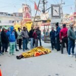 लोहरदगा में सड़क हादसे में अधेड़ की मौत, लोगों ने किया सड़क जाम