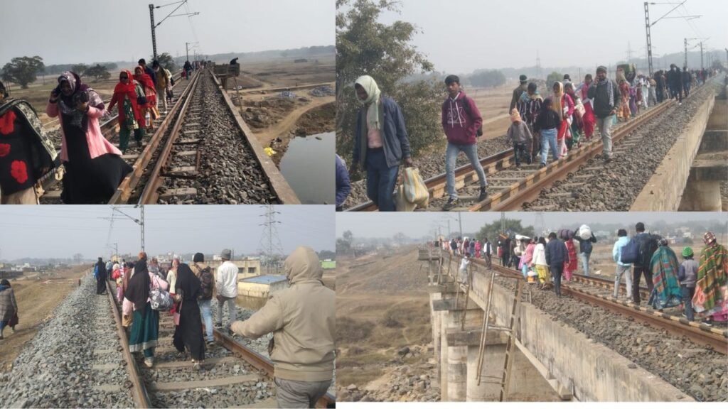 रांची-लोहरदगा-टोरी रेलखंड पर परिचालन बंद, कोयल नदी पुल में दरार के बाद ट्रेनों की आवाजाही ठप