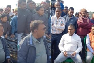 सांसद चंद्रप्रकाश चौधरी अफसरों पर भड़के, कहा-किसका रोड़ है! पता है...अक्कल है.... एक झांप मारेंगे न..