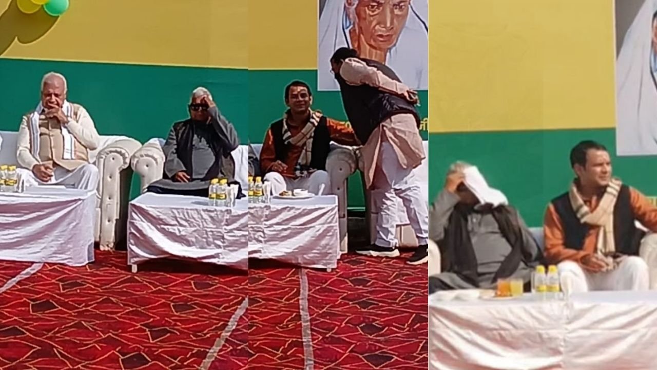 तेजप्रताप के चूड़ा-दही भोज में पहुंचे लालू यादव, तेजस्वी यादव ने बनाई दूरी