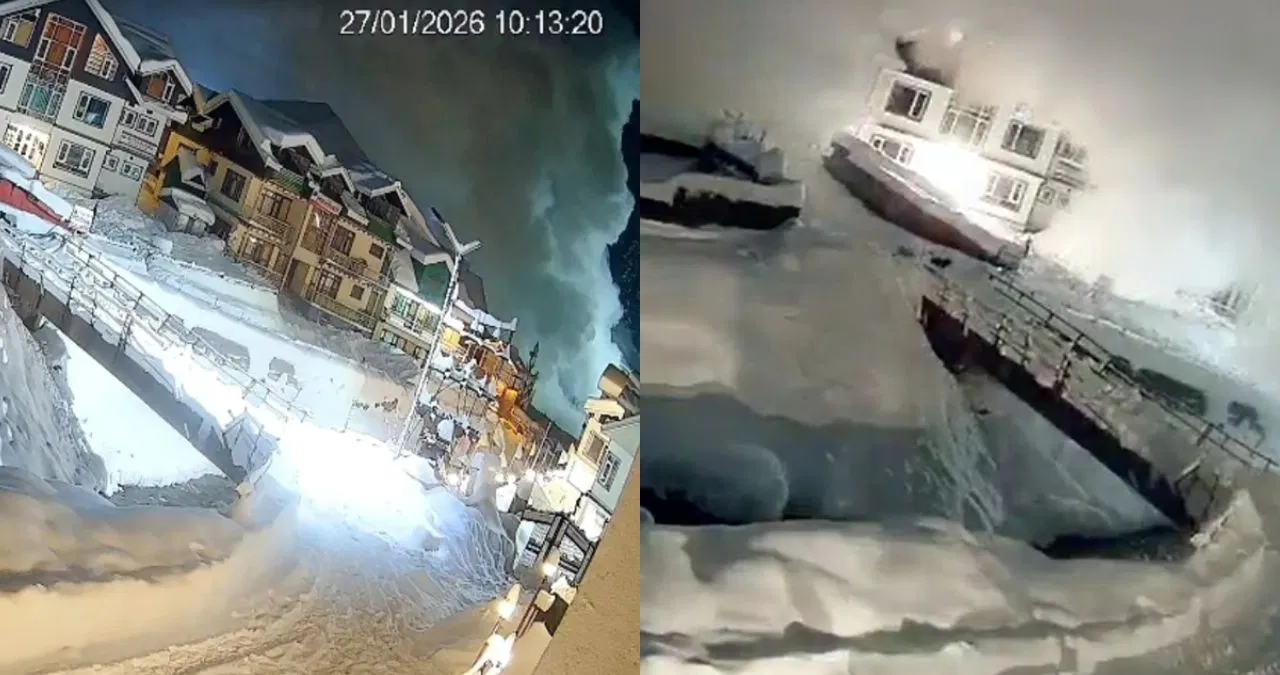 जम्मू कश्मीर के सोनमर्ग में ऐसे आया बर्फ का बवंडर,वायरल वीडियो ने उड़ाए होश, लोगों में फैली दहशत