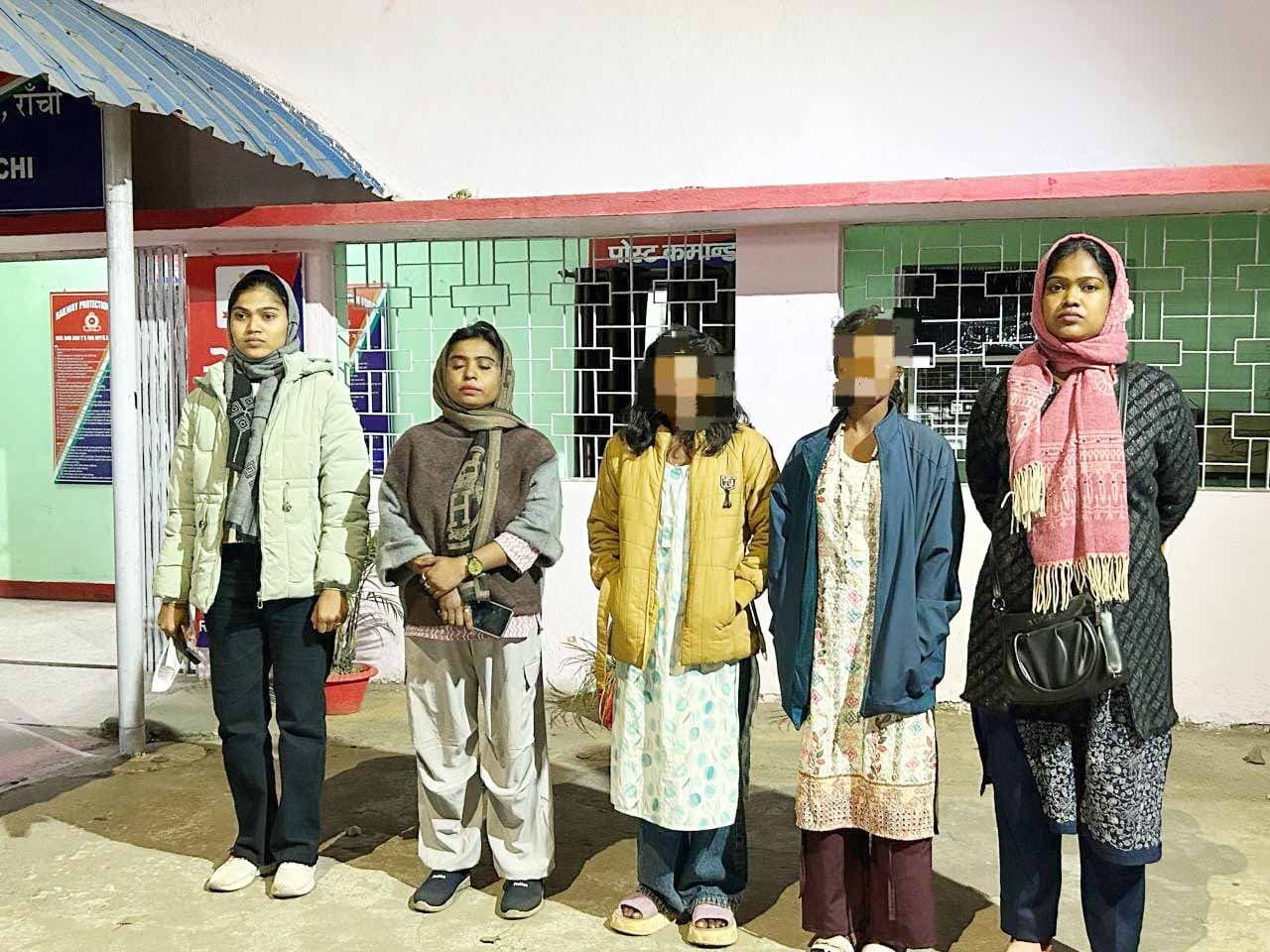 RPF रांची ने दो नाबालिग लड़कियों को किया रेस्क्यू, चाइल्ड लाइन को सौंपा गया