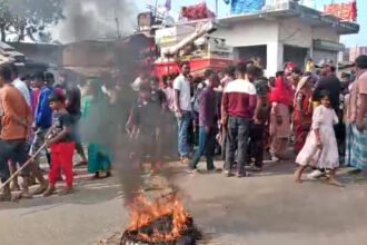 साहिबगंज में जमीन विवाद में युवक की पीट पीटकर हत्या, घंटों सड़क जाम कर हुआ प्रदर्शन