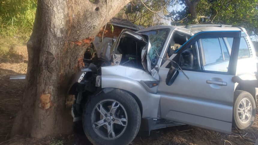 सड़क दुर्घटना में फादर ग्रेगोरी बिलूंग और स्टेनिसलास की मौत, चंचला घाघ से पिकनिक मनाकर लौटने के दौरान हादसा